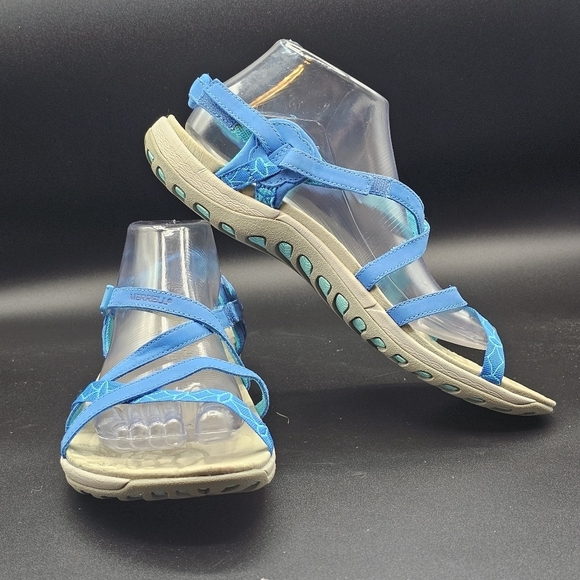 Merrell Women's Blue Sandals - Picture 8 of 10